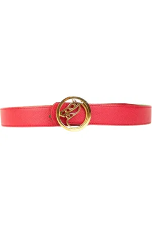 Hermès Femme, Pre-owned, Rouge, Taille: ONE Size Pre-owned Toile ceintures