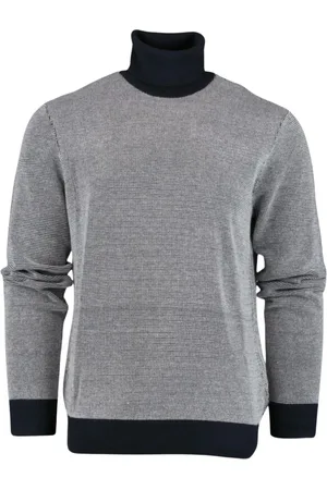 Armani Exchange Homme, Pulls, Bleu, Taille: M Pulls Bleus avec U Ciclista Microfantasia