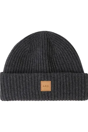 A.P.C. Femme, Accessoires, Gris, Taille: ONE Size Michelle Bonnet en Anthracite Chine