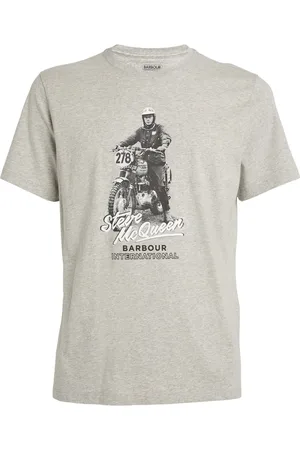 Barbour Homme, Tops, Gris, Taille: L T-shirt Albie dinspiration vintage