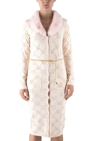 Blugirl Femme, Robes, , Taille: 38 FR Robe Tricotée avec Effet Cardigan