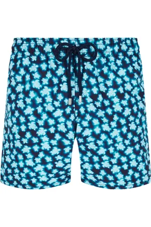 Vilebrequin Homme, Maillots de bain, Bleu, Taille: M Short de Bain Blurred Turtles