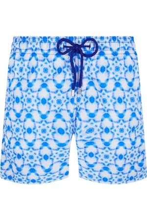 Vilebrequin Homme, Maillots de bain, Blanc, Taille: M Short de bain Ikat Medusa