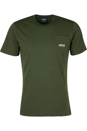 Barbour Homme, Tops, Vert, Taille: L T-Shirt Classique Radok à Poche