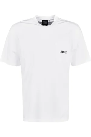 Barbour Homme, Tops, Blanc, Taille: M T-shirt classique Radok avec poche