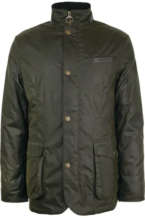 Barbour Homme, Vestes, Vert, Taille: XL Élégante veste Compton Wax Olive