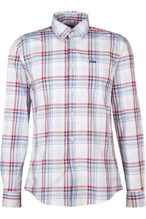 Barbour Homme, Chemises, Multicolore, Taille: XL Chemise à Carreaux Highland Rouge
