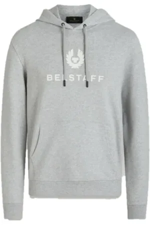 Belstaff Homme, Sweatshirts et sweats à capuche, Gris, Taille: M Sweat à Capuche Signature avec Poche Kangourou