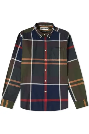 Barbour Homme, Chemises, Multicolore, Taille: S Chemise Ajustée Tartan Classique