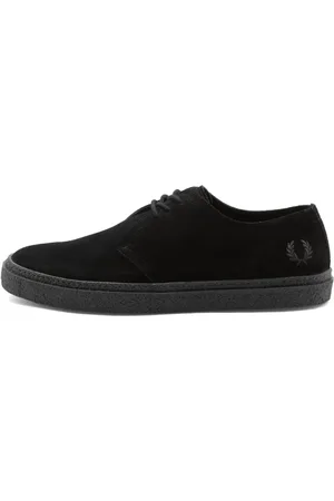 Fred Perry Homme, Chaussures, Noir, Taille: 40 EU Linden Suede B4360 Noir