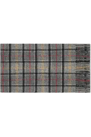 Barbour Homme, Accessoires, Gris, Taille: ONE Size Écharpe Classique en Laine Tartan