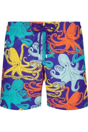 Vilebrequin Homme, Maillots de bain, Bleu, Taille: L Short de Bain Octopussy Purple