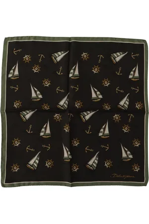 Dolce & Gabbana Homme, Accessoires, Multicolore, Taille: ONE Size Mouchoir Carré Logo Multicolore
