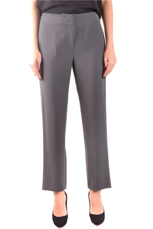 Emporio Armani Femme, Pantalons, Gris, Taille: 36 FR Pantalon Chic