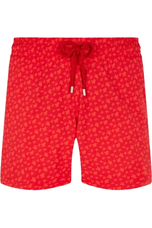 Vilebrequin Homme, Maillots de bain, Rouge, Taille: L Short de bain Micro Ronde Des Tortues