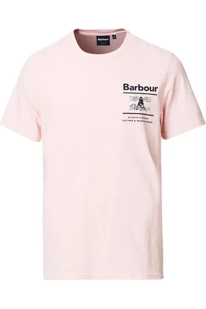 Barbour Homme, Tops, Rose, Taille: L T-shirt en Coton dInspiration Nautique