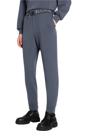 Armani Exchange Femme, Pantalons, Gris, Taille: 40 FR Fleece Pantalons de survêtement