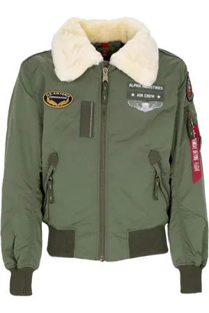 Alpha Industries Homme, Vestes, Vert, Taille: L Blouson de vol Injector III Air Force