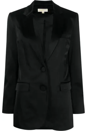 Michael Kors Femme, Vestes, Noir, Taille: 42 FR Blazer Mensy Noir