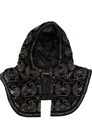 Dolce & Gabbana Homme, Accessoires, Noir, Taille: ONE Size Bandeau Logo Noir Chapeau en Coton