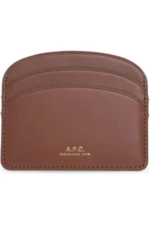 A.P.C. Femme, Accessoires, Brun, Taille: ONE Size Porte-cartes Demi-Lune