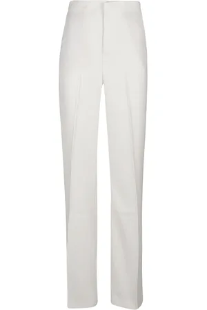 Andamane Femme, Pantalons, Blanc, Taille: 34 FR Pantalon Maxi Blanc Cassé