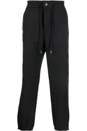 VERSACE Homme, Pantalons, Noir, Taille: M Joggers Nero pour Homme - Taille 48