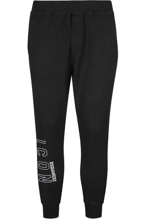 Dsquared2 Homme, Pantalons, Noir, Taille: L Pantalon de survêtement noir - Coupe oversize