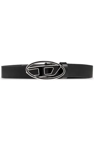 Diesel Femme, Accessoires, Noir, Taille: 80 CM Ceinture en cuir