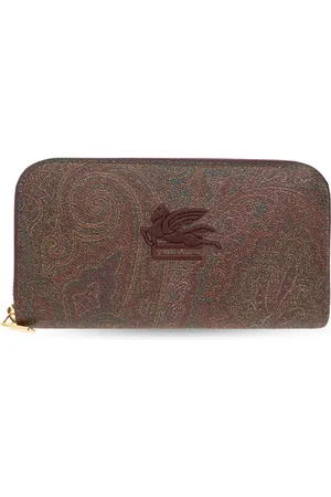 Etro Femme, Accessoires, Brun, Taille: ONE Size Portefeuille avec logo