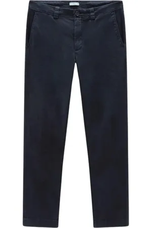 Woolrich Homme, Pantalons, Bleu, Taille: W29 Pantalon Chino Classique avec Finition Unique