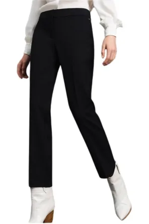 Twin-Set Femme, Pantalons, Noir, Taille: 40 FR Pantalon classique en laine