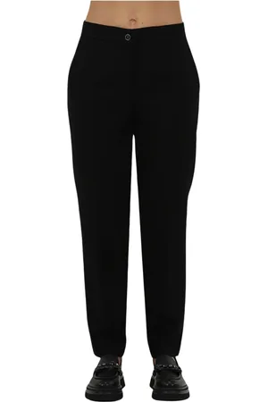 Twin-Set Femme, Pantalons, Noir, Taille: 40 FR Coupe régulière Fermeture éclair Twin-Set
