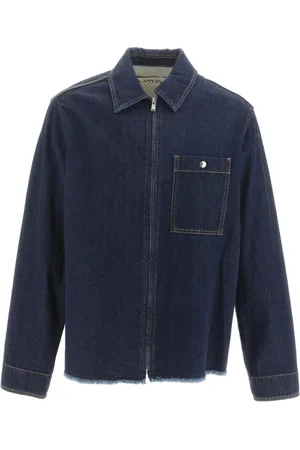 Lanvin Homme, Chemises, Bleu, Taille: M Chemise en denim