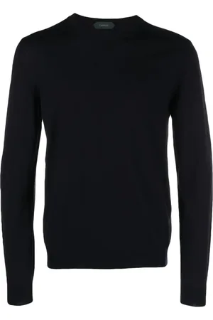 ZANONE Homme, Pulls, Bleu, Taille: S Pulls Bleus pour Hommes