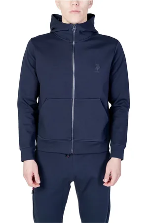 U.S. Polo Assn. Homme, Sweatshirts et sweats à capuche, Bleu, Taille: M Sweat à capuche homme