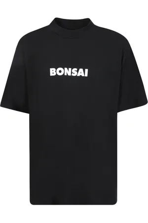 BONSAI Homme, Tops, Noir, Taille: S T-Shirt Noir avec Logo