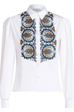 Etro Femme, Blouses et Chemises, Blanc, Taille: 38 FR Chemise Élégante