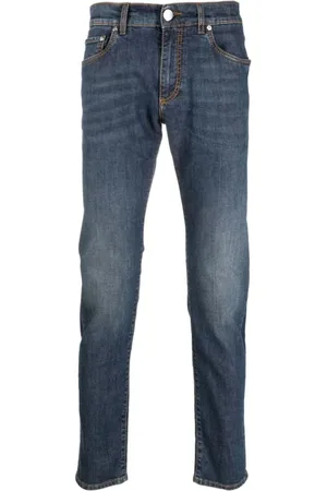 Etro Homme, Jeans, Bleu, Taille: W32 Jean Indigo Coupe Droite