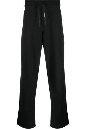 A PAPER KID Homme, Pantalons, Noir, Taille: S Pantalon de survêtement en coton noir