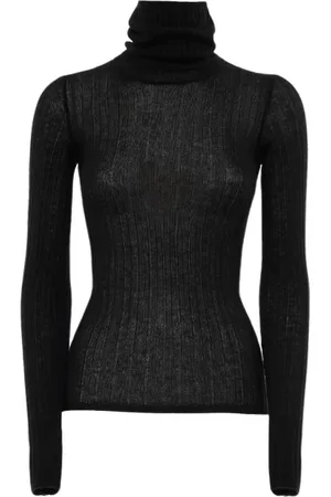 Durazzi Milano Femme, Pulls, Noir, Taille: 36 FR Dolcevita en Cachemire Noir