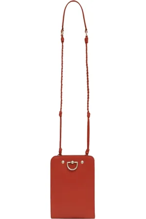 Durazzi Milano Femme, Sacs, Rouge, Taille: ONE Size Sac en Cuir de Veau Rouge Brique