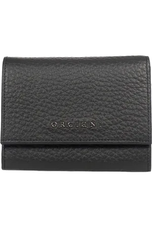 Orciani Femme, Accessoires, Noir, Taille: ONE Size Petit Portefeuille Souple en Cuir