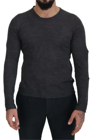 Costume National Homme, Pulls, Gris, Taille: M Pull à Col Rond Gris pour Homme