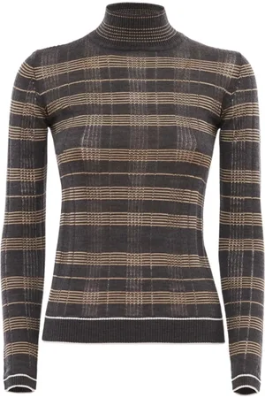 Durazzi Milano Femme, Pulls, Multicolore, Taille: 40 FR Dolcevita Tartan en Laine