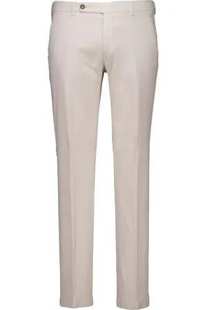 Berwich Homme, Pantalons, , Taille: M Pantalons Ecru