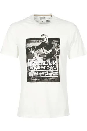 Barbour Homme, Tops, Blanc, Taille: L T-shirts blancs