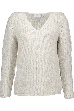 Gran Sasso Femme, Pulls, Gris, Taille: 38 FR Pulls Gris Clair
