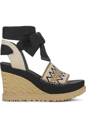 UGG Femme, Chaussures, Noir, Taille: 37 EU Sandales Noires