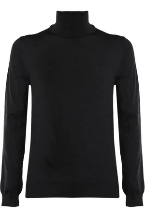 ZANONE Homme, Pulls, Noir, Taille: 3XL Pull à Col Roulé Gris Foncé